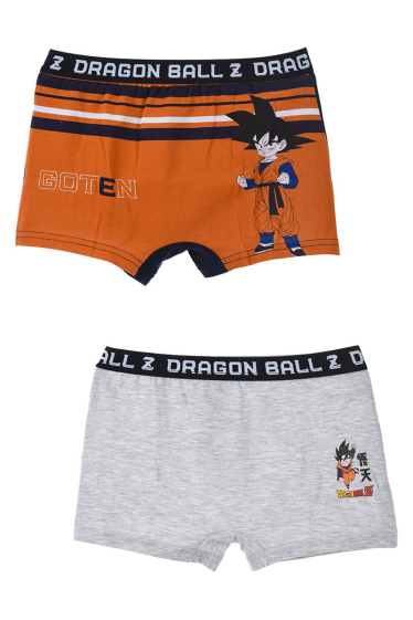 Mayorista Dragon Ball Z - Pack de 2 boxers goku DRAGON BALL Z