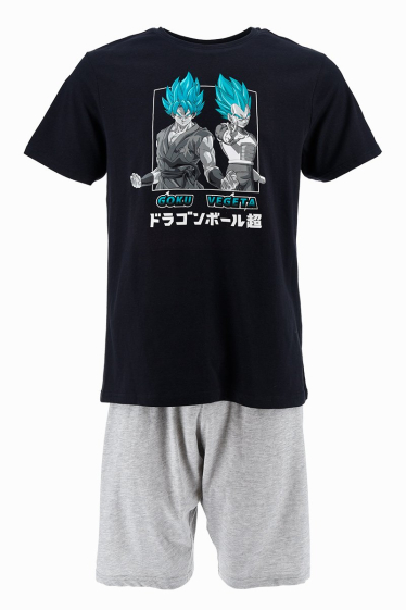 Wholesaler So Brand - Pyjacourt T-shirt short sleeves + shorts DRAGON BALL Z 100%Cotton