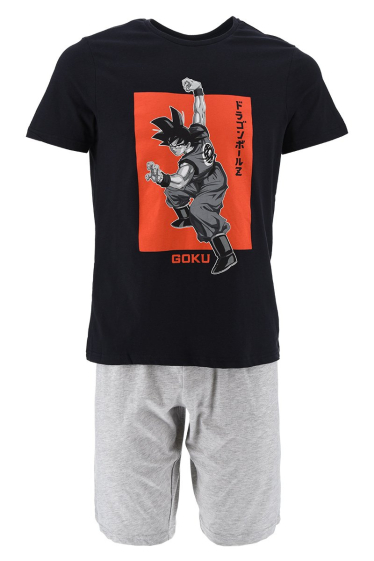 Wholesaler So Brand - Pajamas short-sleeved t-shirt + goku shorts DRAGON BALL Z 100% Cotton