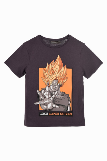 Wholesaler Dragon Ball Z - Goku super saiyan DRAGON BALL Z short-sleeved t-shirt 100% cotton