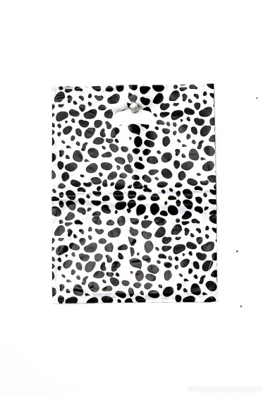 Wholesalers DT XENON - Die-cut handle bag Leopard print size 25x35cm