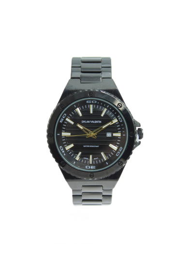 Wholesaler DYLAN VALENTIN - Dylan Valentin men's trendy watch with steel bracelet