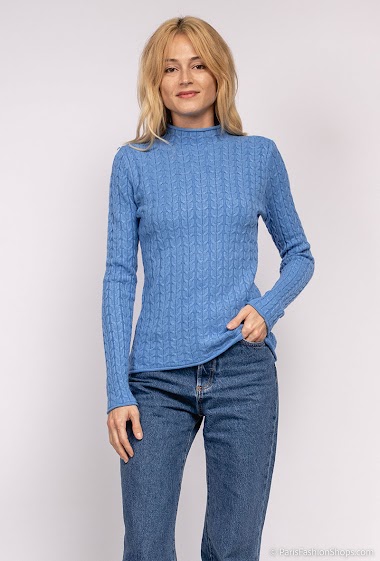 Großhändler D&Z Fashion - Cable knit sweater