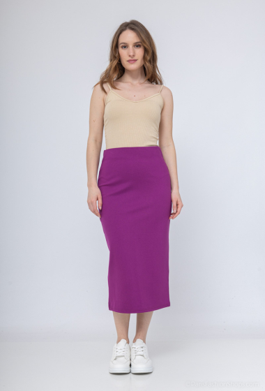 Wholesaler E.DIVA - Mid-length straight skirt