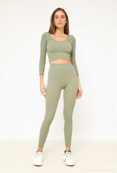 Buy wholesale NADA Plum - recycled polyamide leggings