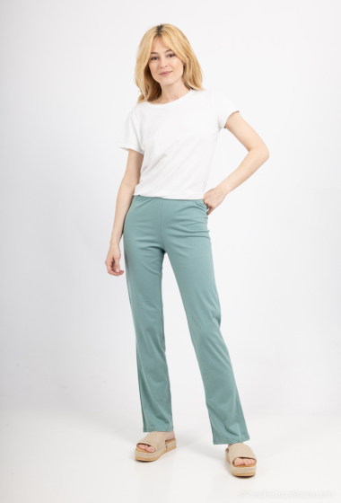 Wholesaler E.DIVA - Straight-cut cotton pants
