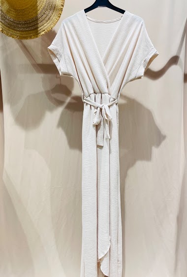 Grossiste E.DIVA - Robe avec fente fluide longue
