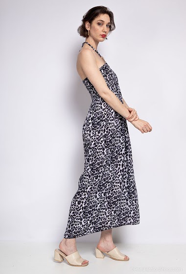 Wholesaler E.DIVA - Leopard print maxi dress