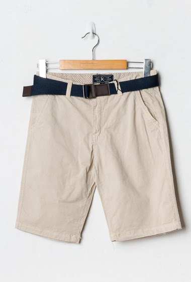 Mayorista Kaygo - Shorts de algodón con cinturón