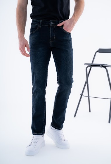 Großhändler Omnimen - Normale Jeans Blue Denim