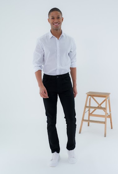 Großhändler Omnimen - Schwarze normale Jeans