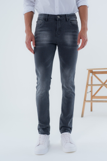 Wholesaler Omnimen - Faded gray slim jeans
