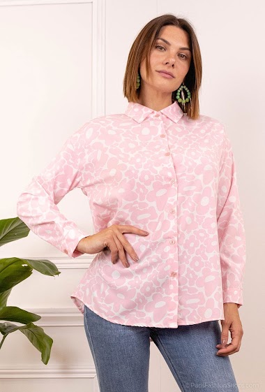 Flower printed shirt
