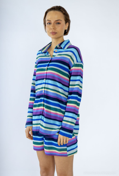 Wholesaler Eight Paris - Multicolored braided shirt