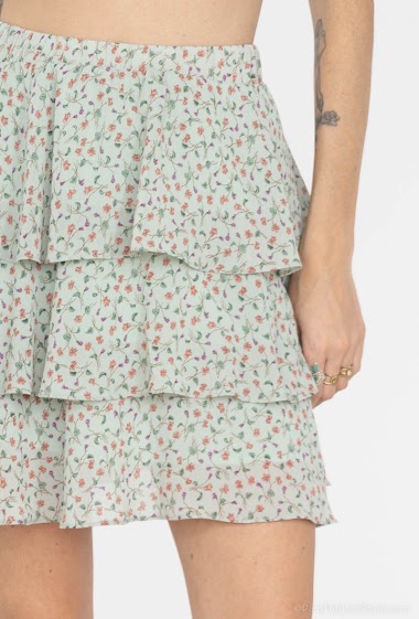 Flowerprint skirt
