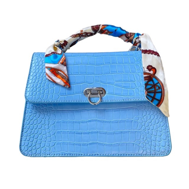 Wholesaler Elegance du Marais - Croc effect satchel bag