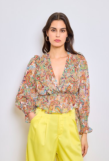 Wholesaler Elenza - Printed blouse