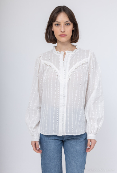 Wholesaler Elenza - Embroidery shirt