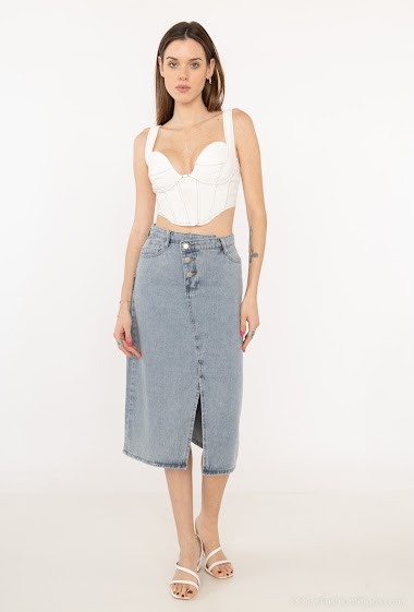 Wholesaler Elenza - Denim skirt