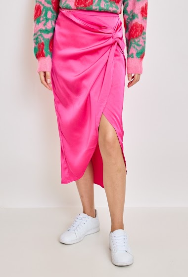 Wholesaler Elenza - Silky wrap skirt