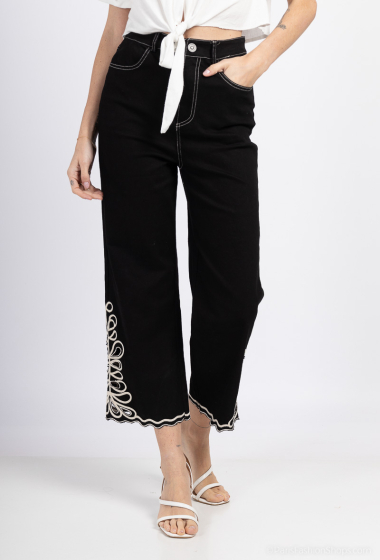 Wholesaler Elenza - EMBROIDERED TROUSERS