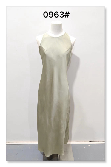 Wholesaler Elenza - dress. satin slit