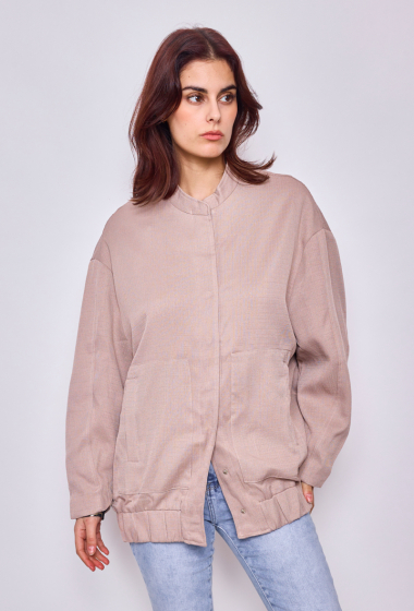 Wholesaler Elenza - Basic oversized jacket