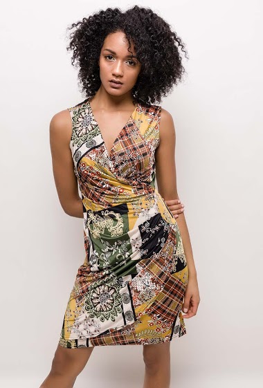 Wholesaler Elissa - Wrap stretch dress