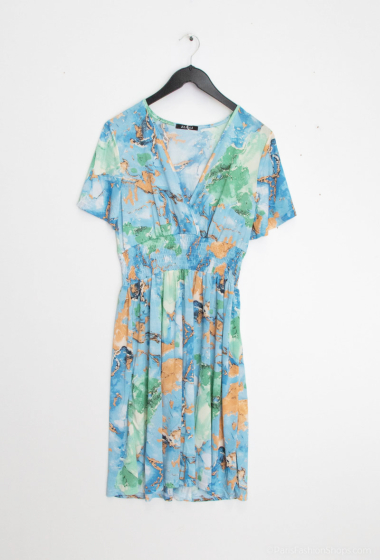 Wholesaler Elissa - Short swimsuit print dress