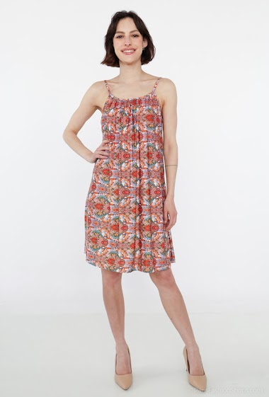 Wholesaler Elissa - Printed short dress
