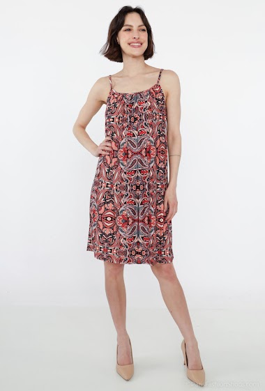 Wholesaler Elissa - Printed short dress
