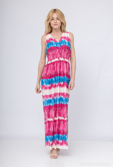 Wholesaler Elissa - long swimsuit print dress
