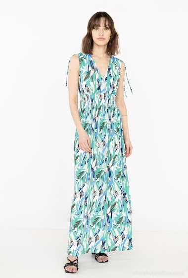 Wholesaler Elissa - Printed maxi dress