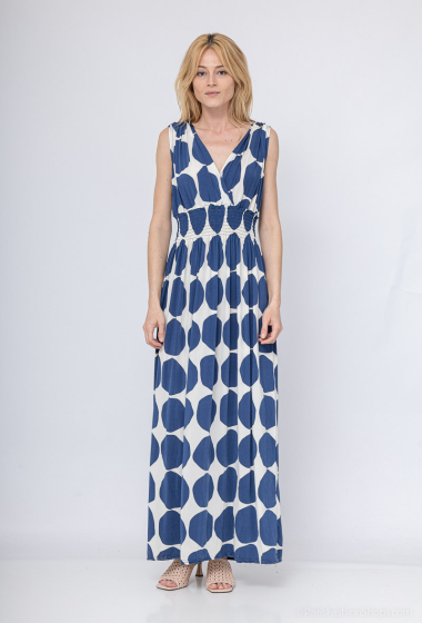 Wholesaler Elissa - Long swimsuit print dress