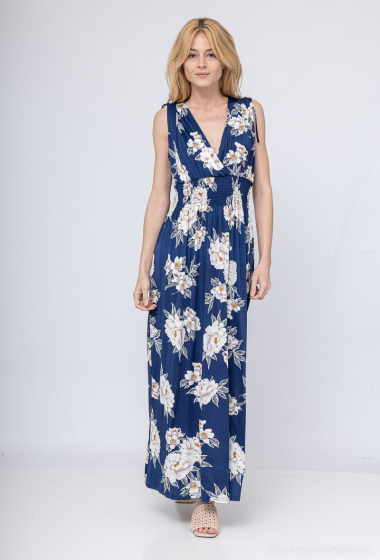 Wholesaler Elissa - Long swimsuit print dress