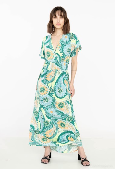 Wholesaler Elissa - Printed maxi dress