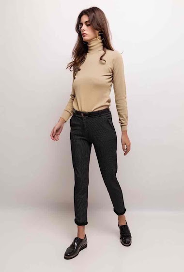 Wholesaler Elle Style - CAMILLE Knitted turtleneck, warm and cozy.