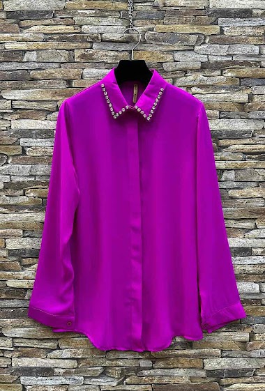 Großhändler Elle Style - SOY Chic Thick Veil Romantic Blouse. Fluid and Trendy