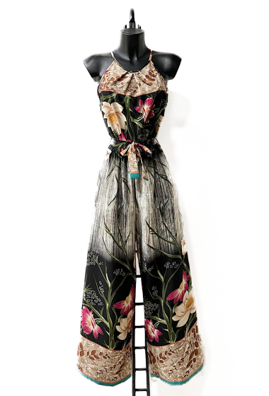 Mayorista Elle Style - Printed DAYSIE jumpsuit, fluid wide trousers, romantic, chic and trendy