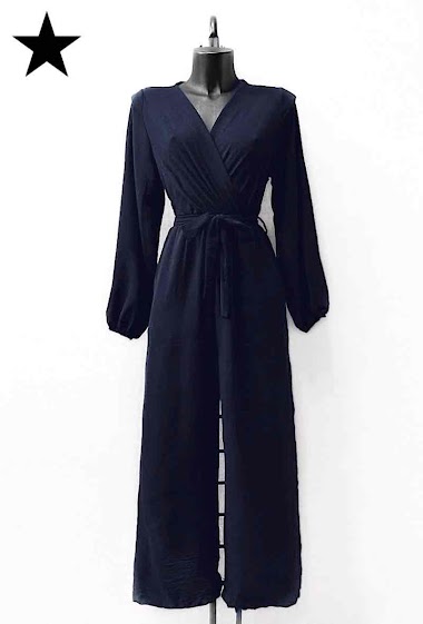 Wholesaler Elle Style - Fluid LIRELLE jumpsuit, with 2 front pocket