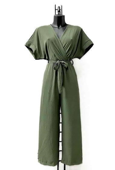 Wholesaler Elle Style - Fluid LOUNI jumpsuit with 2 front pocket