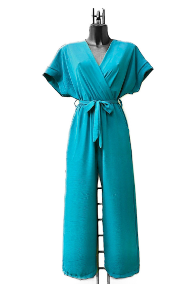 Wholesaler Elle Style - Fluid LOUNI jumpsuit with 2 front pocket