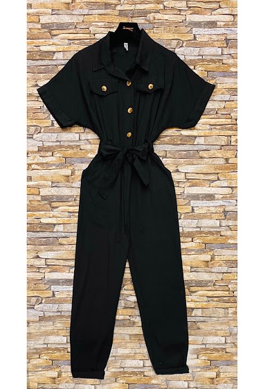Großhändler Elle Style - Saharan cotton jumpsuit with pockets