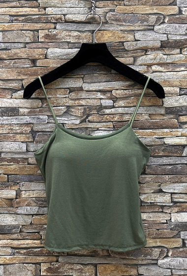 Wholesaler Elle Style - COKKI tank top with viscose shell