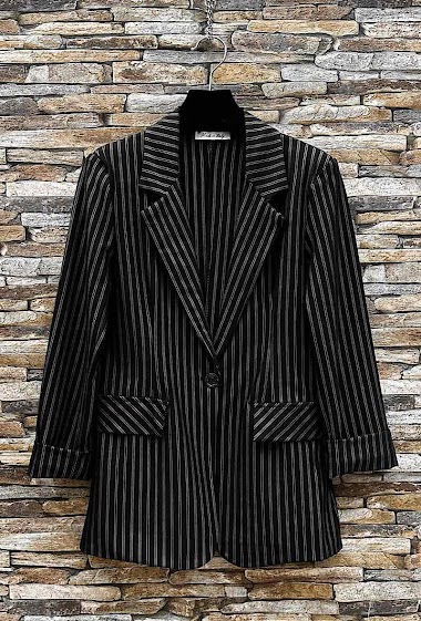 Mayorista Elle Style - EMMA blazer jacket with chic and trendy stripes.