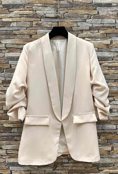 Wholesaler Elle Style - EMMY blazer jacket with lining chic and trendy.