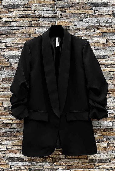 Großhändler Elle Style - EMMY blazer jacket with lining chic and trendy.