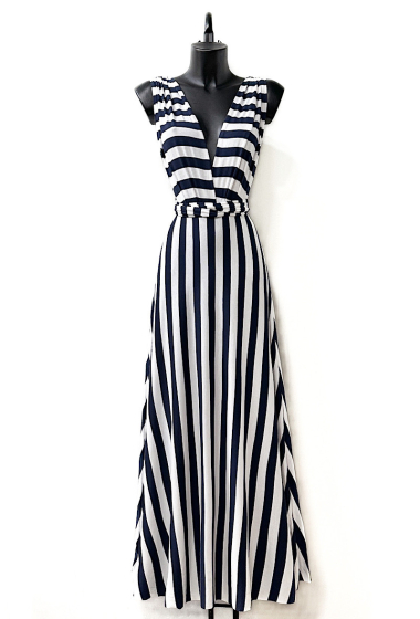 Wholesaler Elle Style - MISS Maxi dress - multi-way in viscose