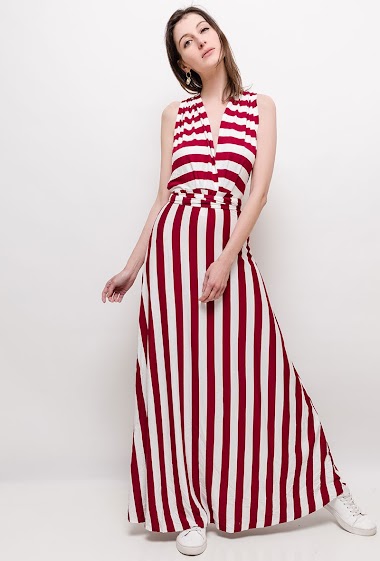 Wholesalers Elle Style - MISS Maxi dress - multi-way in viscose