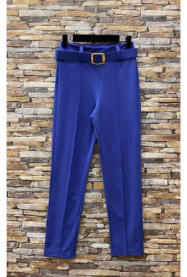 Mayorista Elle Style - ESSY pants, in milano with handmade belt.